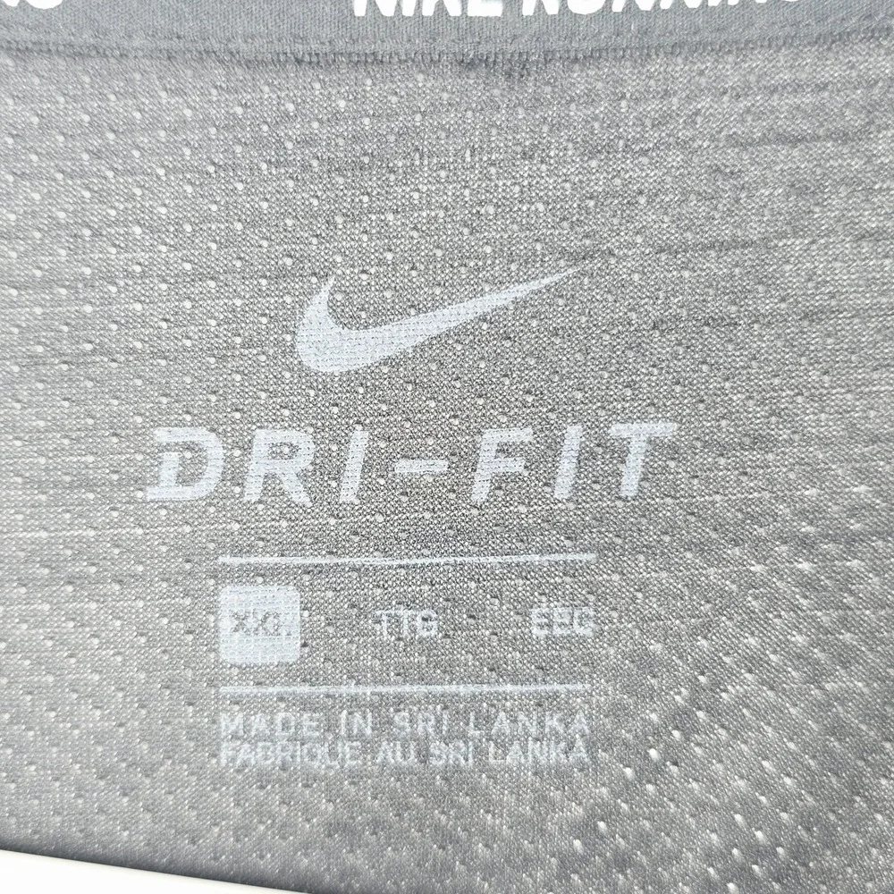 Nike Dri-FIT Miler‎ Men 2XL Short Sleeve Running Shirt Black Reflective AJ7565
